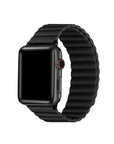 Black Magnetic Closure Apple Watch® Band by Posh Tech