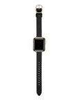 Black Skinny Leather Apple Watch® Band by Posh Tech