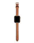 Brown Skinny Leather Apple Watch® Band by Posh Tech