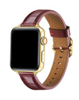 Carmen Skinny Croc Leather Band for Apple Watch