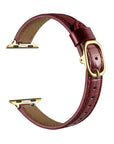 Croc Texture Leather Apple Watch® Band Close-Up