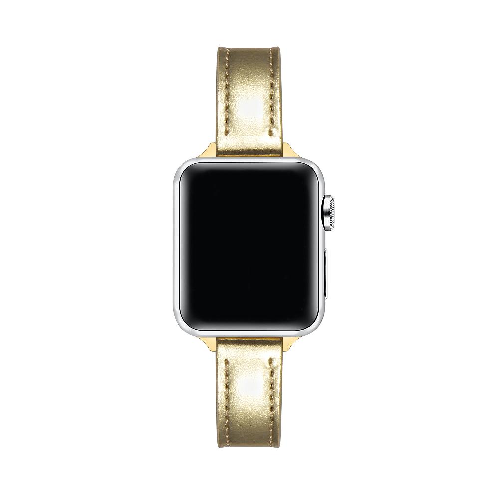 Carmen Metallic Leather Apple Watch® Band - Chic & Stylish