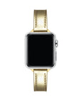 Gold Skinny Leather Apple Watch® Band by Posh Tech