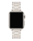 Sporty Apple Watch® Band with Metal Accents on Wrist by Posh Tech