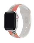 Geometric Printed Silicon Bands With Pins for Apple Watch