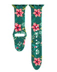 Holiday Printed Silicone Bands for Apple Watch