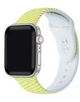 Geometric Printed Silicon Bands With Pins for Apple Watch