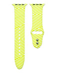 Geometric Printed Silicon Bands With Pins for Apple Watch