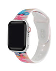 Geometric Printed Silicon Bands With Pins for Apple Watch