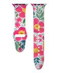 Printed Silicone Band with Pins for Apple Watch