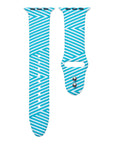 Geometric Printed Silicon Bands With Pins for Apple Watch