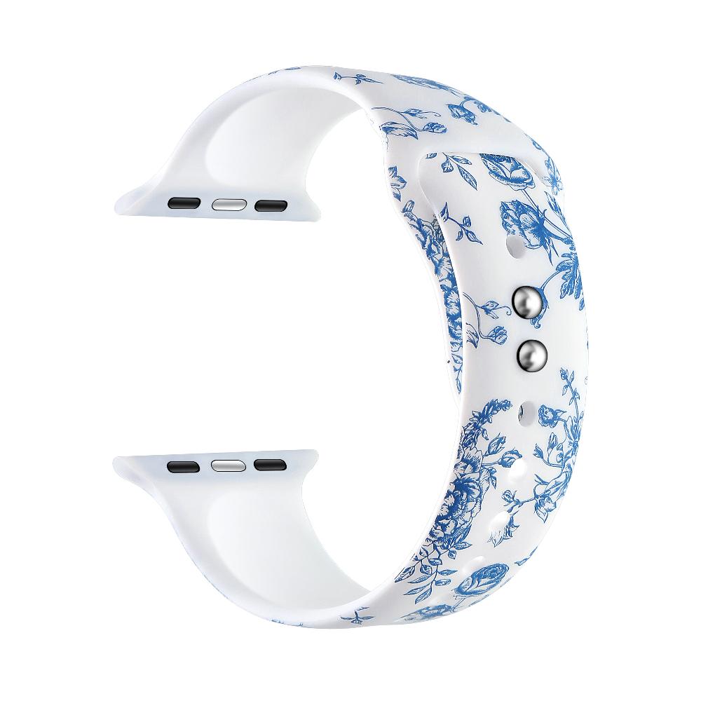 Posh Tech Cottagecore Silicone Band for Apple Watch