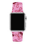 Cherry Coquette Silicone Band for Apple Watch