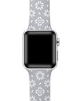 Printed Silicone Band with Pins for Apple Watch