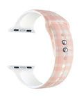 Blush Plaid Silicone Band for Apple Watch - FINAL SALE