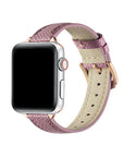 Cleo Pink Leather Apple Watch® Band by Posh Tech