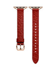 Cleo Skinny Croc Leather Band for Apple Watch® Bands with Adapters