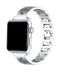 Quinn Silver Bangle Band for Apple Watch® by Posh Tech