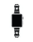 Rodeo Star Leather Band for Apple Watch® on Wrist by Posh Tech