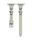 Rodeo Star Leather Band for Apple Watch® Silver Star Detail and Adapters