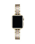 Gold Tri-Tone Skinny Metal Apple Watch® Band by Posh Tech