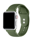 Silicone Band in Wild Green for Apple Watch® by Posh Tech