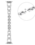 Journey Stainless Steel Square Link Band for Apple Watch