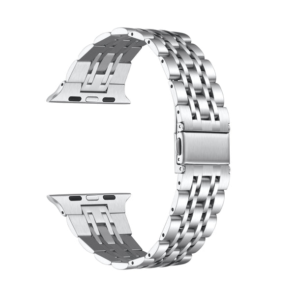 Rainey Bi-Color Stainless Steel Link Replacement Band for Apple Watch