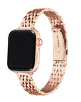 Rose Gold Skinny Stainless Steel Apple Watch® Band by Posh Tech