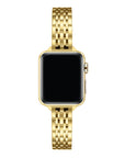 Gold Skinny Metal Apple Watch® Band by Posh Tech