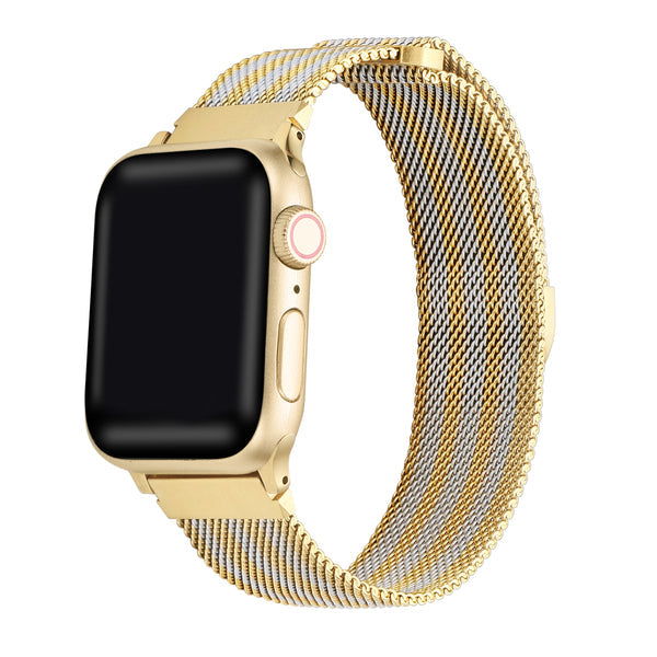 Infinity Bi-Color Stainless Steel Mesh Replacement Band for Apple Watch