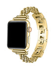 Sylvie Gold Chain Link Metal Band for Apple Watch® by Posh Tech