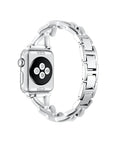 Caroline Silver Metal Apple Watch® Band by Posh Tech