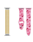 2-Pack Beaded + Cherry Silicone Bands for Smartwatch