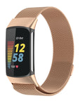 Stainless-Steel Mesh Replacement Band for Fitbit Charge 5