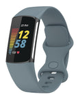 Silicone Sport Replacement Band for Fitbit Charge 5
