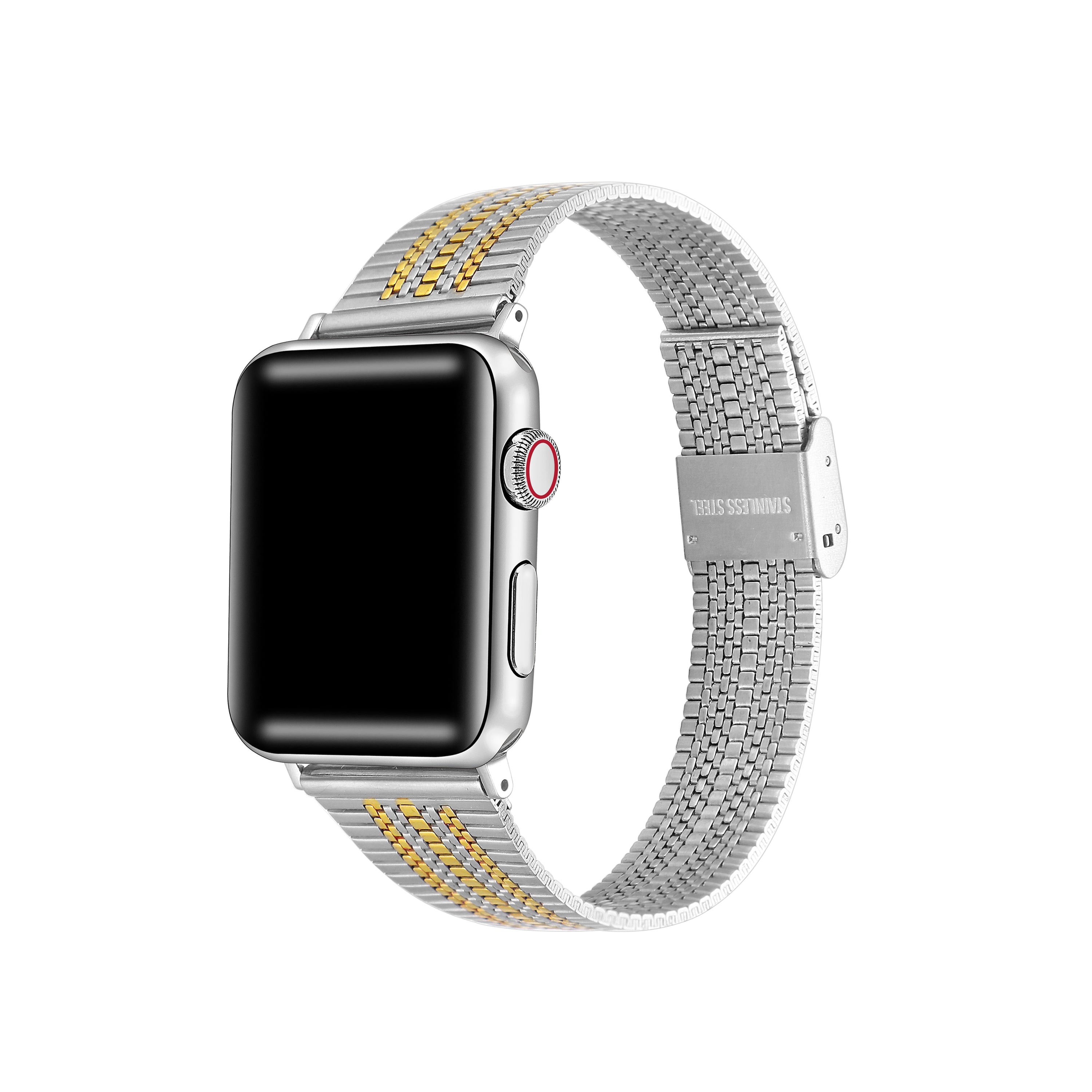 Eliza Stainless Steel Bicolor Band for Apple Watch Thin