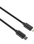 6 FT Braided Type-C MFI Lightning Fast Charging Cable for iPhone, iPad, iPod