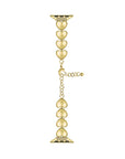 Gold Heart-Link Stainless Steel Apple Watch® Band by Posh Tech