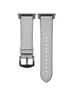 Onyx Genuine Leather Band with Silicone Backing for Apple Watch