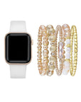 SILICONE BAND FOR APPLE WATCH AND BRACELET BUNDLE