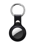 Leather Keychain Case for Apple AirTag - Black