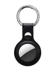 Leather Keychain Case for Apple AirTag - Black