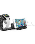 Dual 2 in 1 Charging Stand for Apple Watch and Smartphones - Printed Patterns