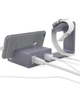 2 in 1 Charging Stand for Apple Watch & Smartphones with Built-in USB Ports