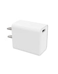 20W PD USB-C Wall Charger Block - White