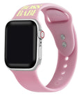 Printed Silicone Band for Apple Watch - Boss Babe Pink - FINAL SALE