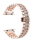 Kristina Steel Band with Stones for Apple Watch