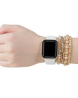 SILICONE BAND FOR APPLE WATCH AND BRACELET BUNDLE