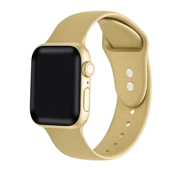 Metallic Silicone Band for Apple Watch